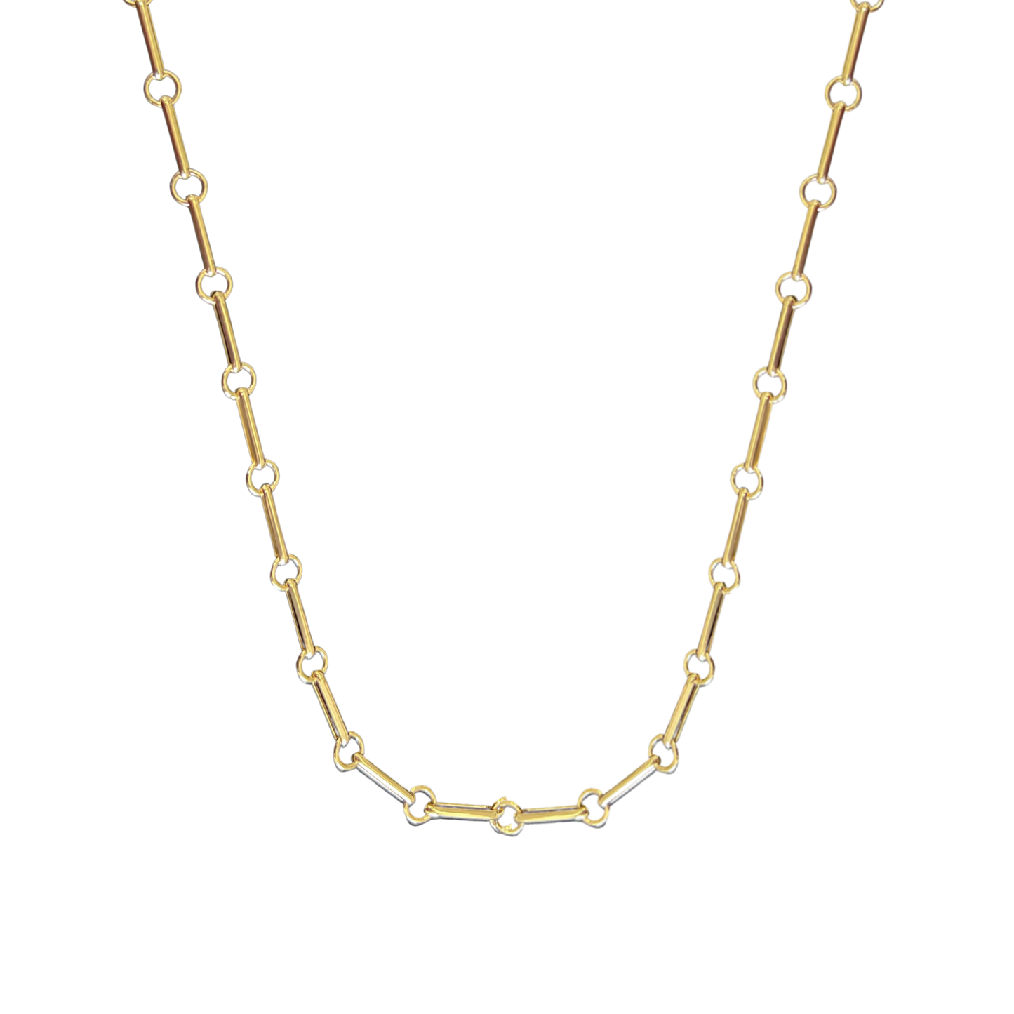 14k Bar Link Chain