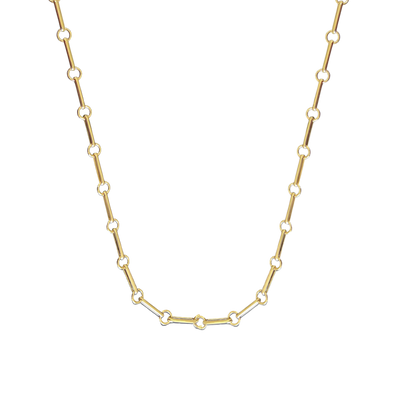 14k Bar Link Chain
