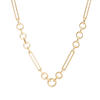 14k Mixed Link Chain w/ Charm Holder
