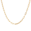 14k Rounded Paper Clip Chain