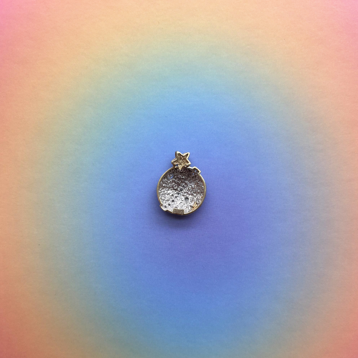 14k + Diamond Celestial Pendant