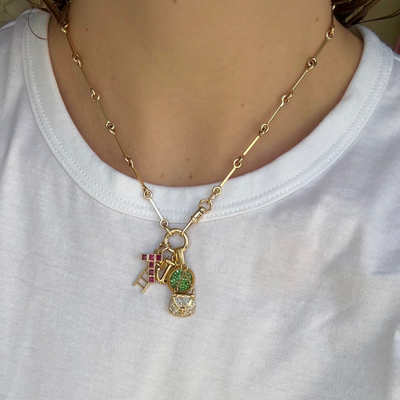 14k Bar Chain