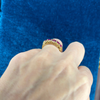 14k Diamond + Ruby 5 Stone Ring