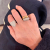 18k Pavé Diamond Heart Ring