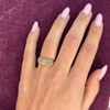 14k Diamond Pyramid Ring
