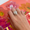 18k Pavé Diamond Heart Ring