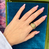 14k + Diamond Bombe Ring
