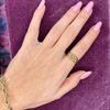 14k 3 Star Ring