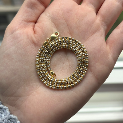 14k Diamond Cut Chain