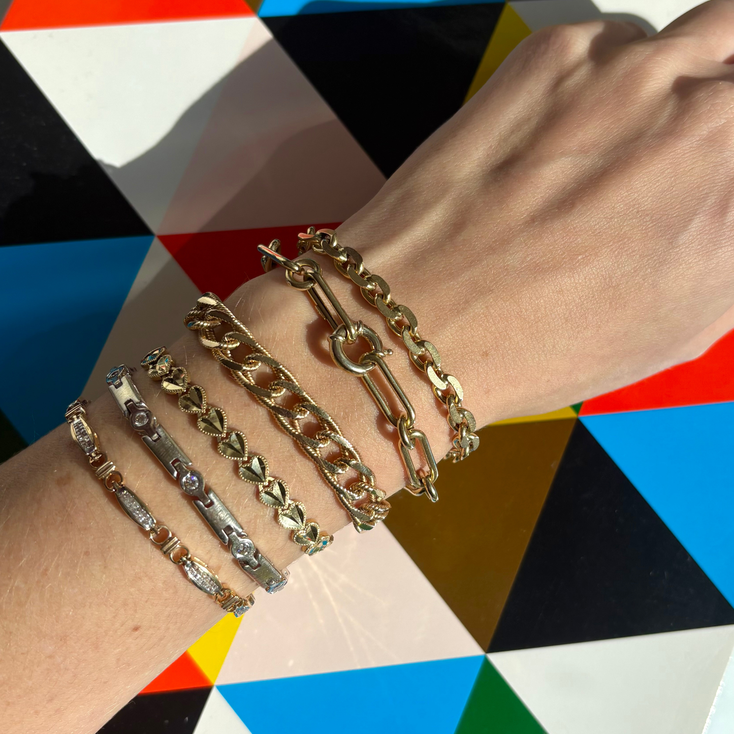14k Heart Bracelet