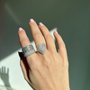 18k Pavé Diamond Heart Ring