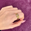 14k 3 Star Ring