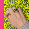 14k + Lapis Ring