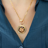 14k Paperclip Chain w/ Diamond Clasp