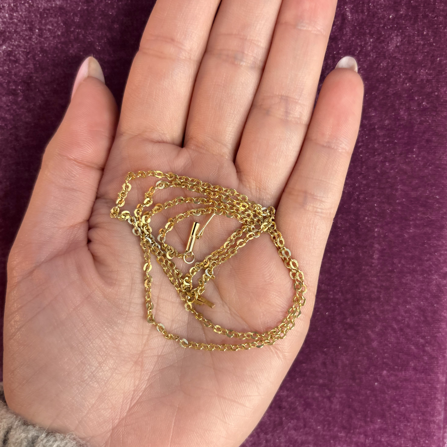 14k Cable Chain