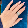 14k Diamond Signet Ring