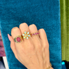 14k Pink Tourmaline + Diamond Ring