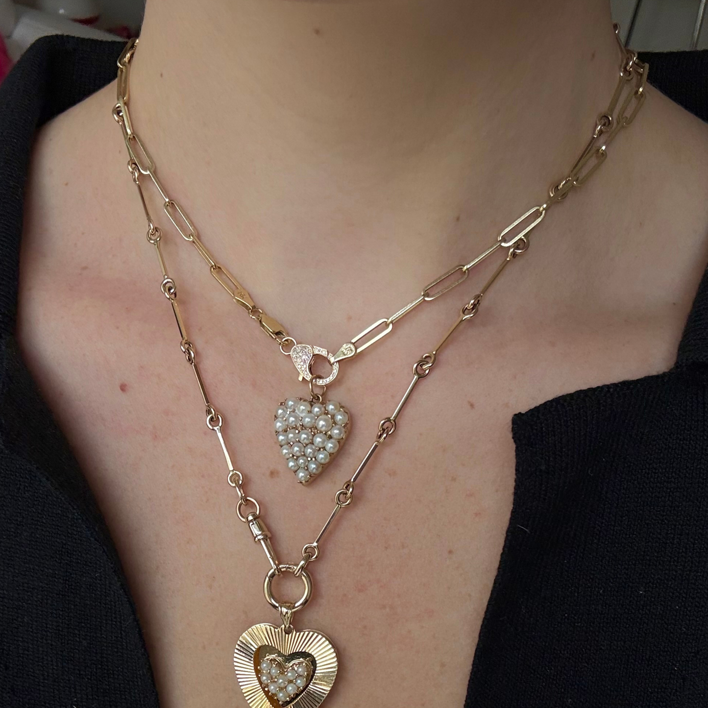 14k Solid Paperclip Chain