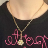 14k Solid Paperclip Chain