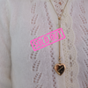 Bolo Chain w/ Heart Slider