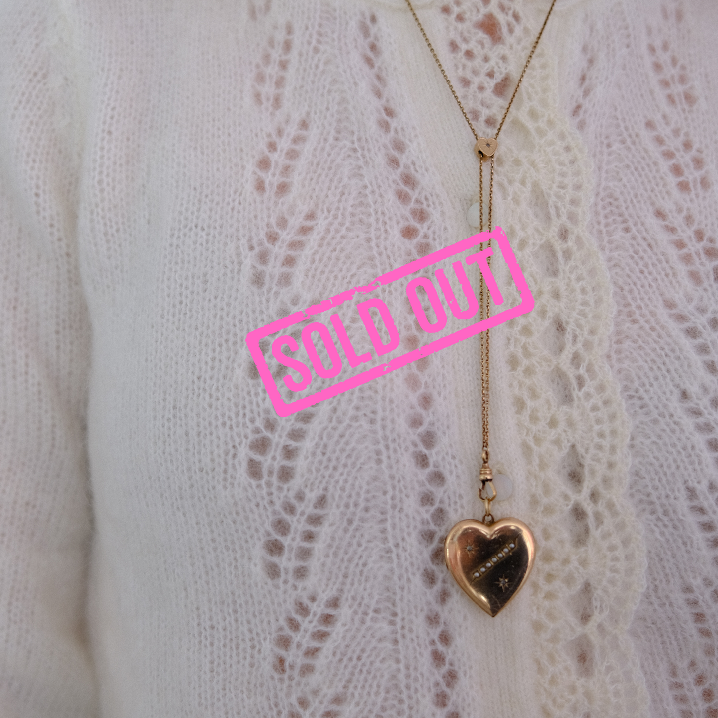 Bolo Chain w/ Heart Slider