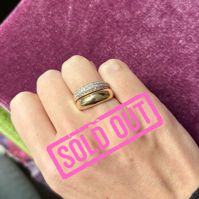 18k Domed Band