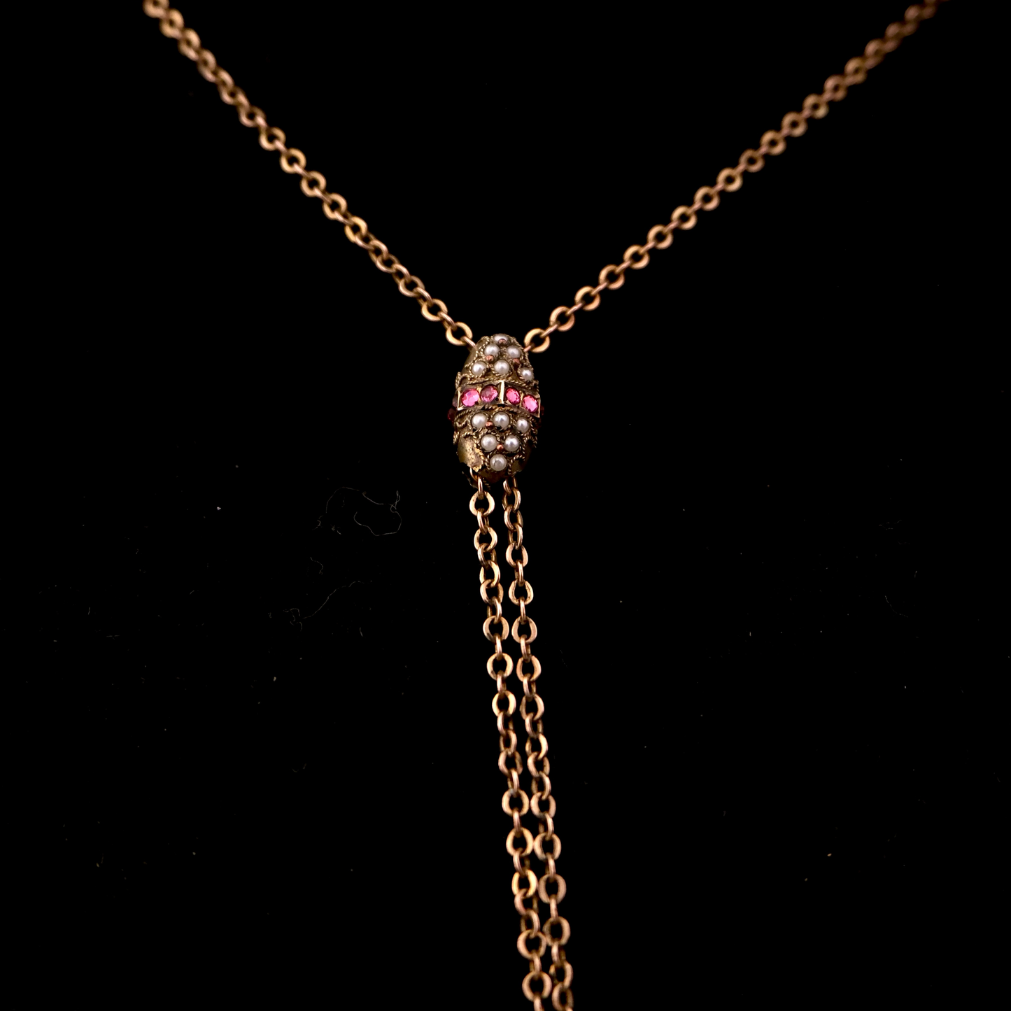 Bolo Chain w/ Pearl Slider